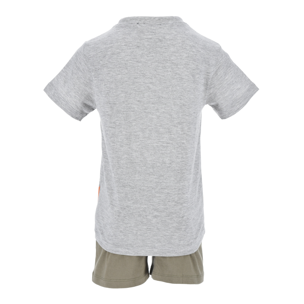 Completo Short + T-Shirt Simba DISNEY Bambino 100% Cotone - Ex1044grigio