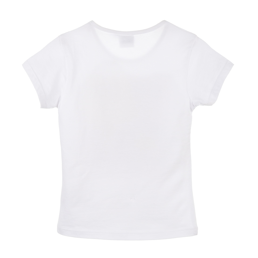 T-Shirt M.c. Minnie DISNEY Maglietta Bambino 100% Cotone - Ex1149bianco