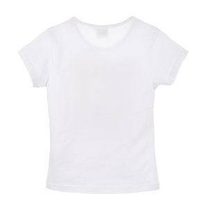 T-Shirt M.c. Minnie DISNEY Maglietta Bambino 100% Cotone - Ex1149bianco