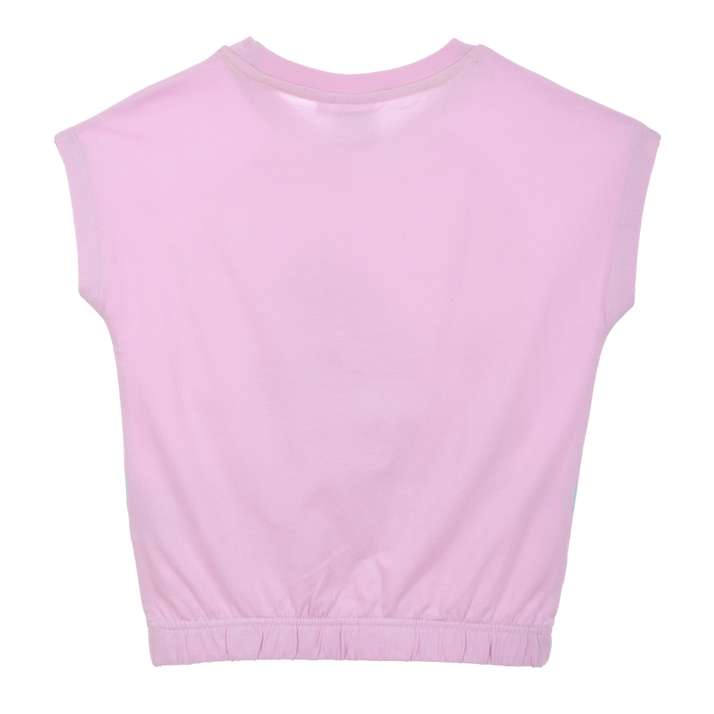 T-Shirt M.c. Minnie DISNEY Maglietta Corta Bambino 100% Cotone - Ex1193lilla