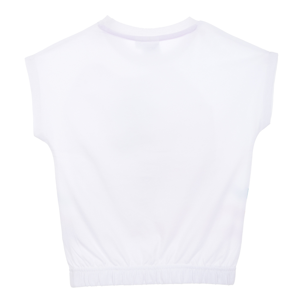 T-Shirt M.c. Minnie DISNEY Maglietta Corta Bambino 100% Cotone - Ex1193bianco