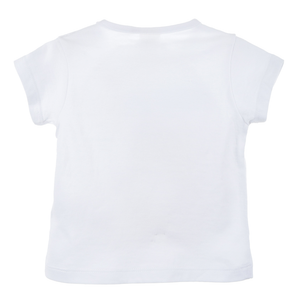 T-Shirt M.c. Minnie DISNEY Maglietta Bambino 100% Cotone - Ex0072.biobianco