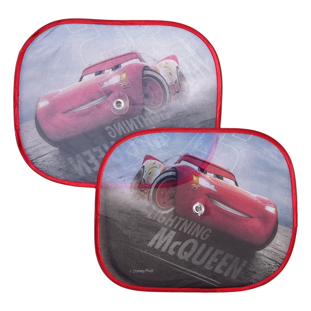 Tendine Parasole Laterali Cars DISNEY Coppia di Tendine per Auto 44 X 35 CM Protezione Raggi Uv - 31609