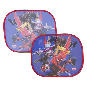 Tendine Parasole Laterali Spiderman MARVEL Coppia di Tendine per Auto 44 X 35 CM Protezione Raggi Uv - 35779