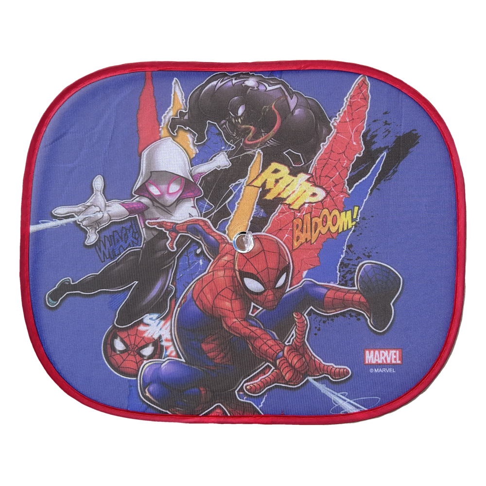 Tendine Parasole Laterali Spiderman MARVEL Coppia di Tendine per Auto 44 X 35 CM Protezione Raggi Uv - 35779