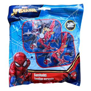 Tendine Parasole Laterali Spiderman MARVEL Coppia di Tendine per Auto 44 X 35 CM Protezione Raggi Uv - 35779