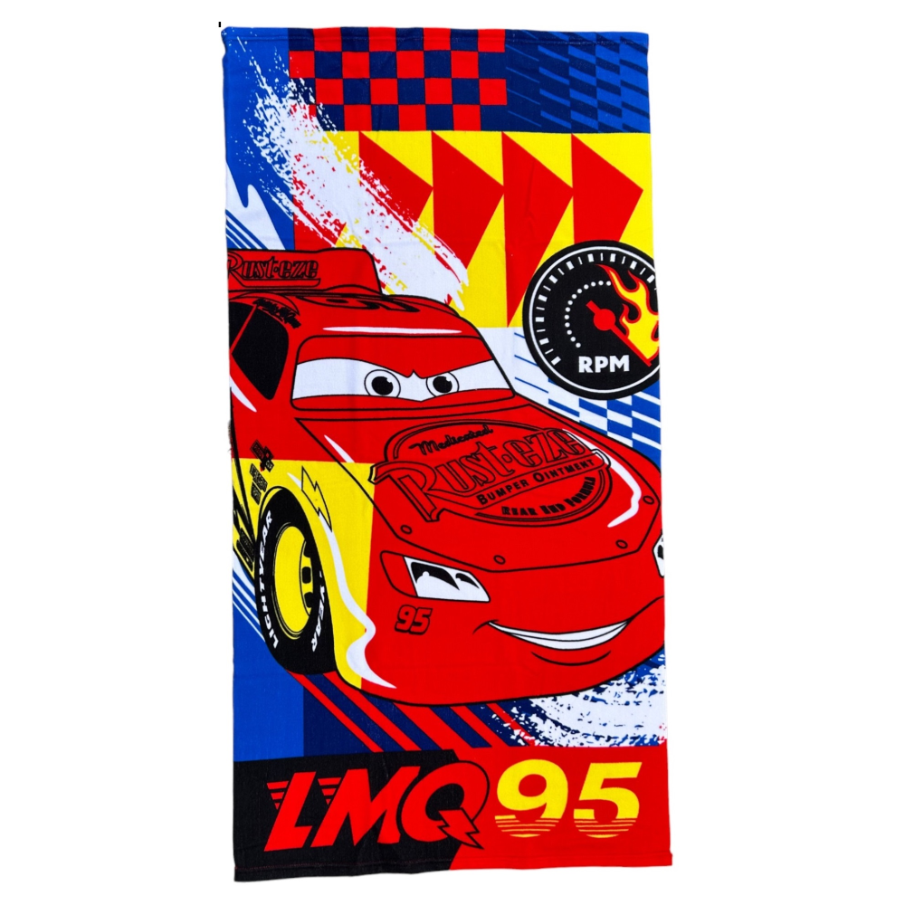 Telo Mare Cars DISNEY Asciugamano per Bambini in Microfibra CM 140x70 - Car1400