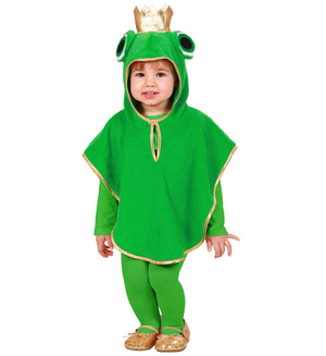 Costume Vestito Abito Travestimento Carnevale Bambino Ranocchio in Peluche