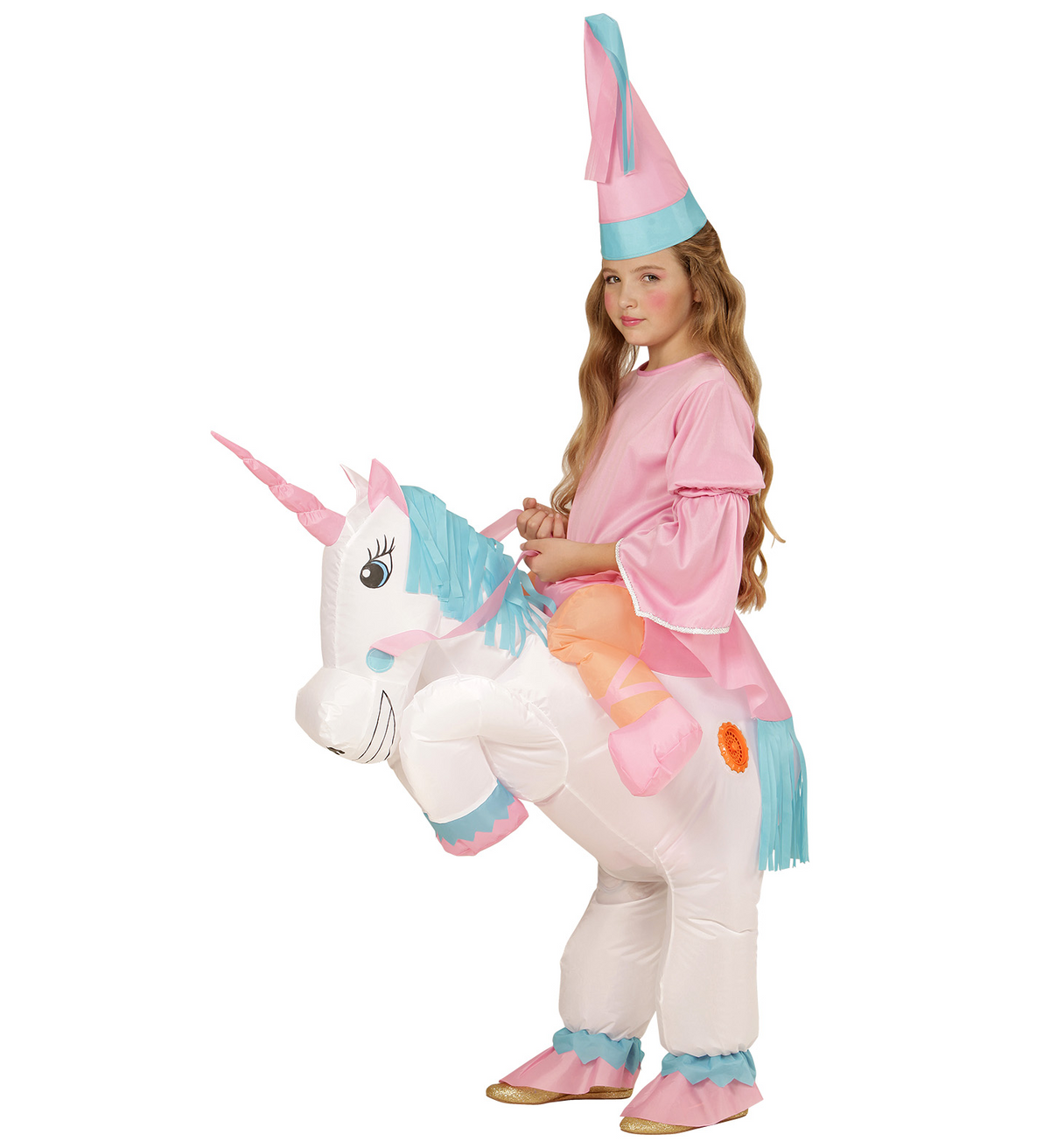 Costume Vestito Abito Travestimento Carnevale Bambina Unicorno-