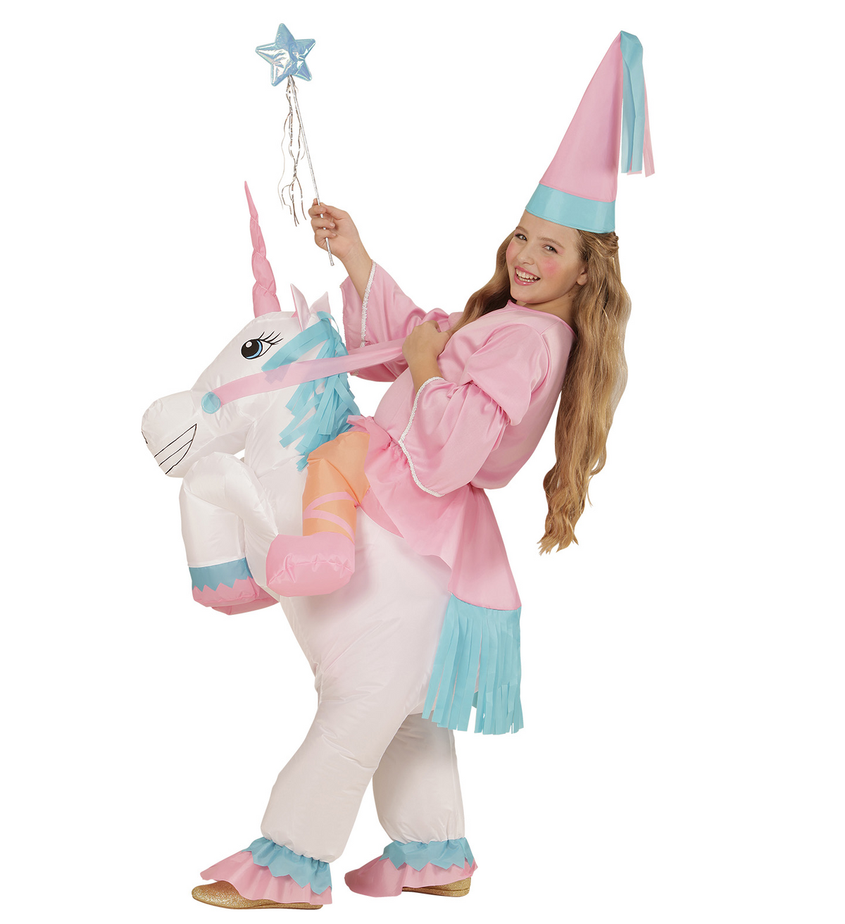 Costume Vestito Abito Travestimento Carnevale Bambina Unicorno-