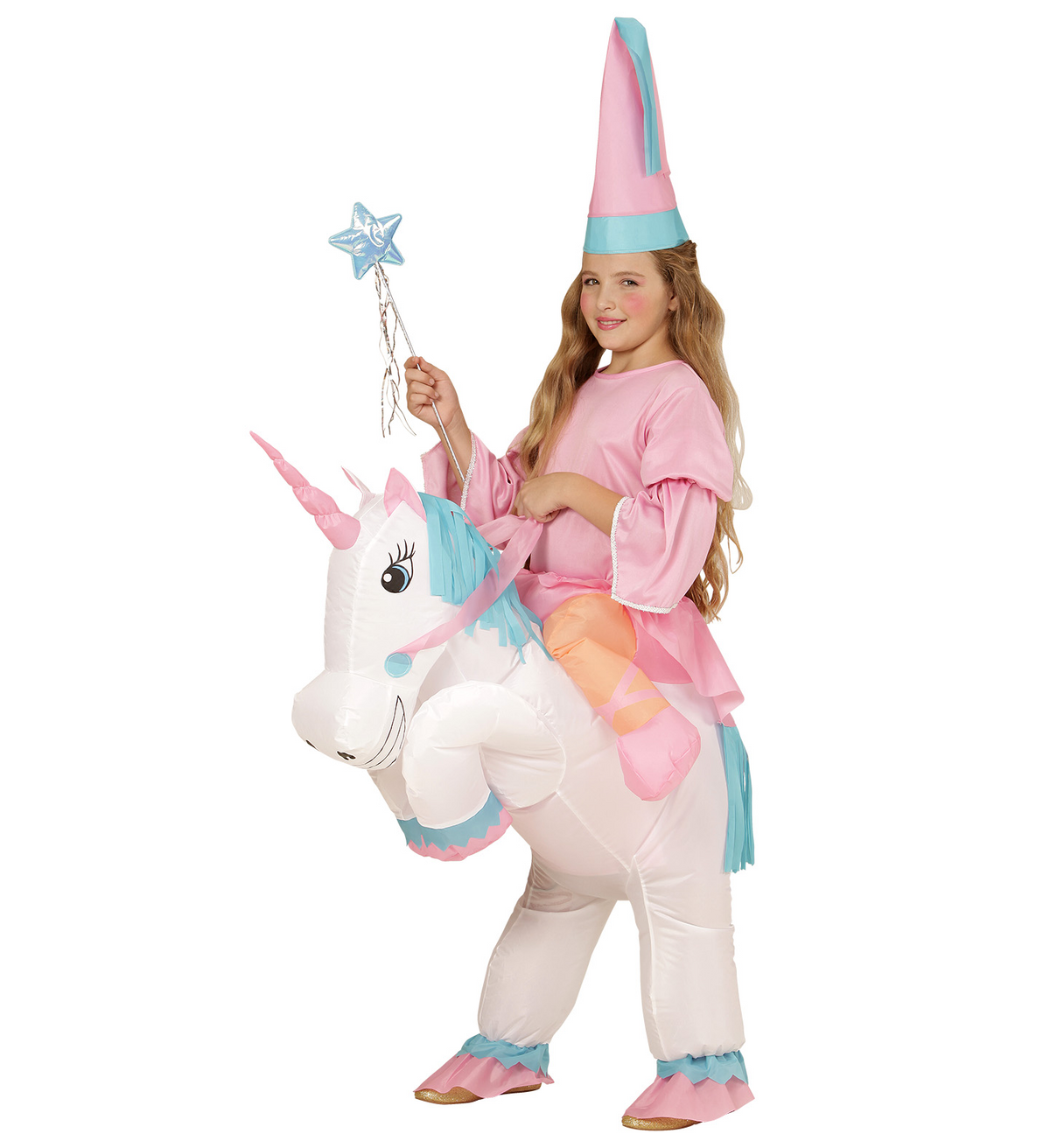 Costume Vestito Abito Travestimento Carnevale Bambina Unicorno-