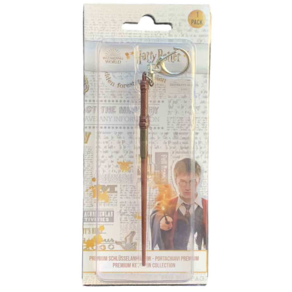 Portachiavi Bacchetta di Harry Potter in Metallo in Confezione - 47304/17