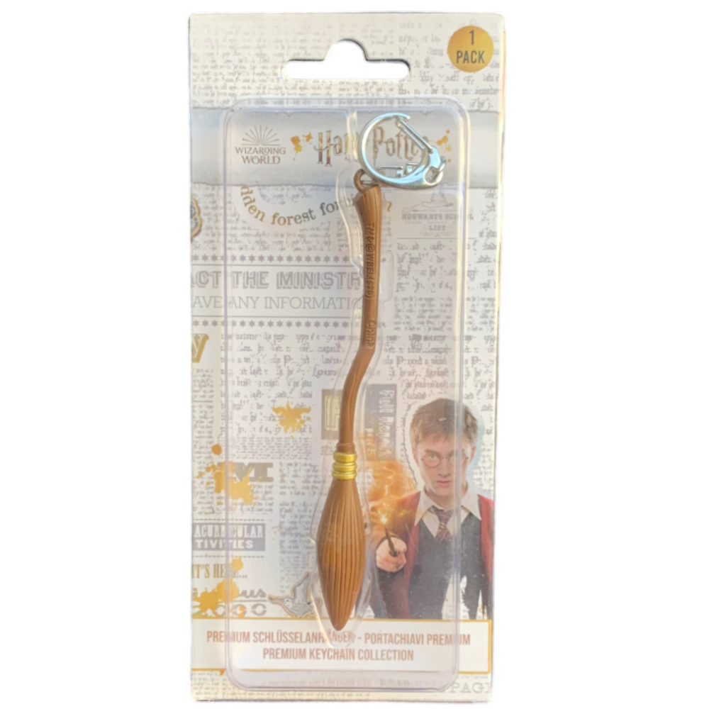 Portachiavi Scopa Nimbus 2000 Harry Potter in Metallo in Confezione - 47304/18