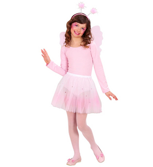 Set Farfalla Accessori Ali Cerchietto Gonna Vestito Travestimento Carnevale Bambina