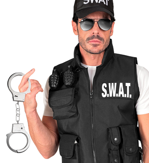 Manette in Metallo con Chiavi Accessori per Abito Vestito Travestimento Carnevale Bambino