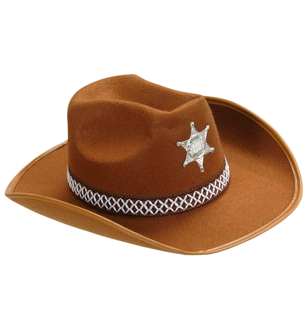 Cappello Sceriffo Cowboy Accessori per Abito Vestito Travestimento Carnevale Bambino