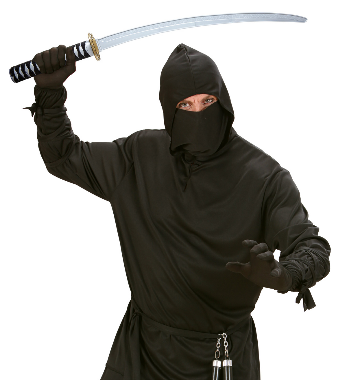 Spada Giapponese Ninja con Fodero Accessori per Abito Vestito Travestimento Carnevale Bambino