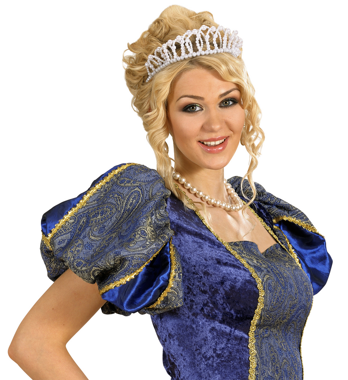 Corona di Perle Modellabile Accessori per Abito Vestito Travestimento Carnevale Bambina
