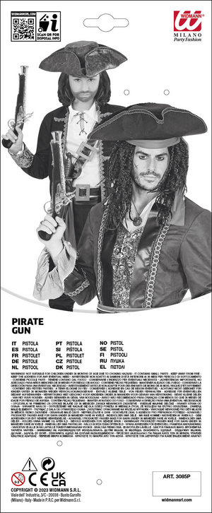 Pistola Pirata Antica Accessori per Abito Vestito Travestimento Carnevale Bambino