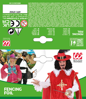 Spada Fioretto Accessori per Abito Vestito Travestimento Carnevale Bambino