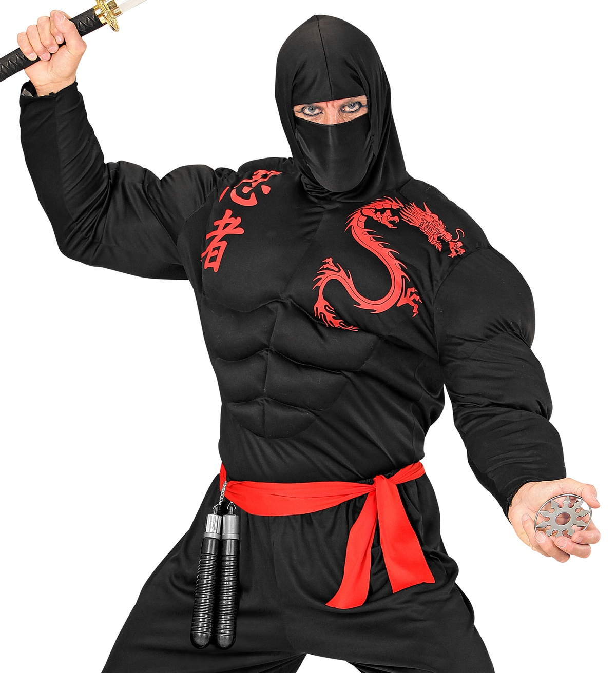 Nunchaku Ninja Accessori per Abito Vestito Travestimento Carnevale Bambino