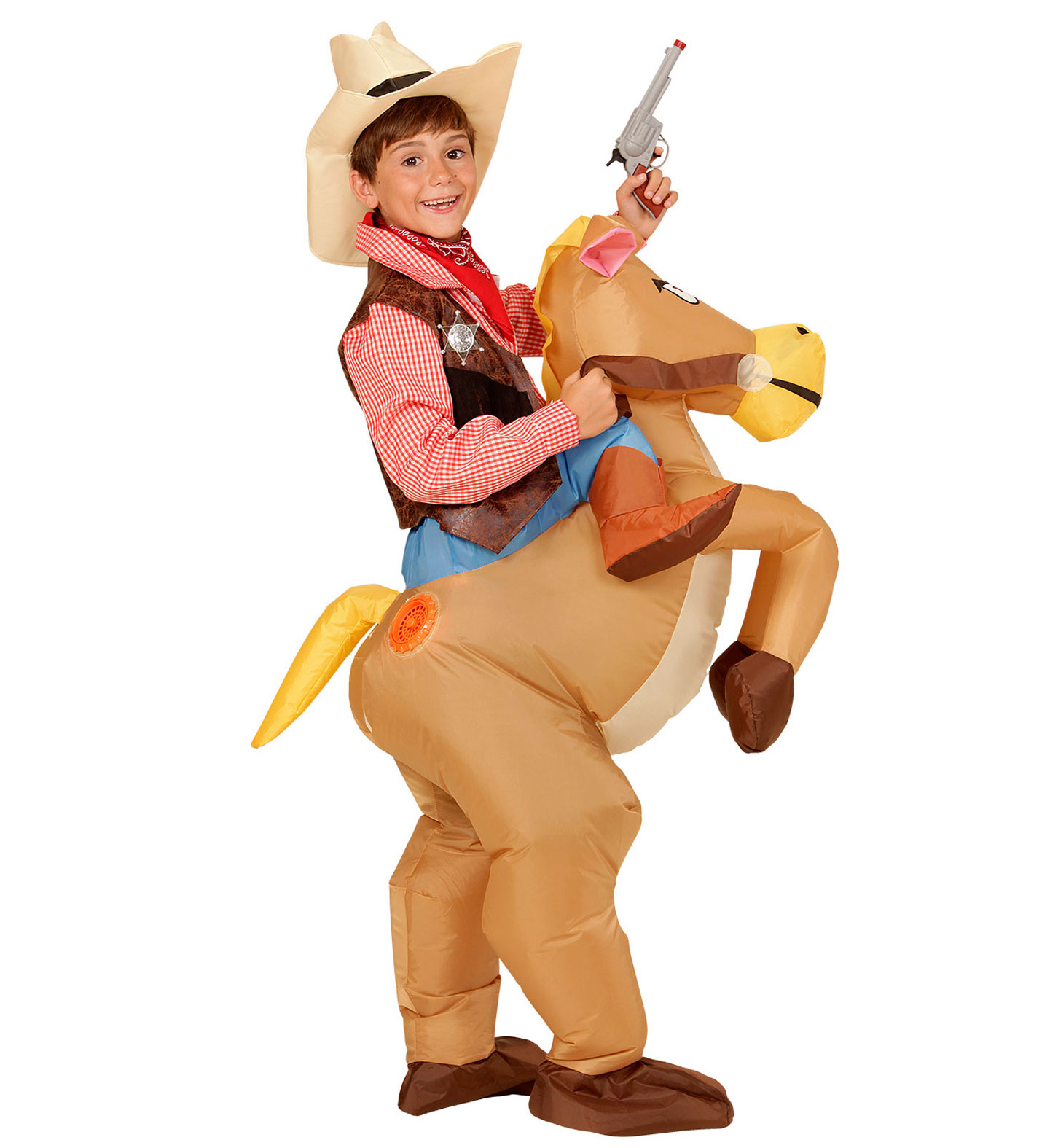 Costume Vestito Abito Travestimento Carnevale Bambino Cavallo-