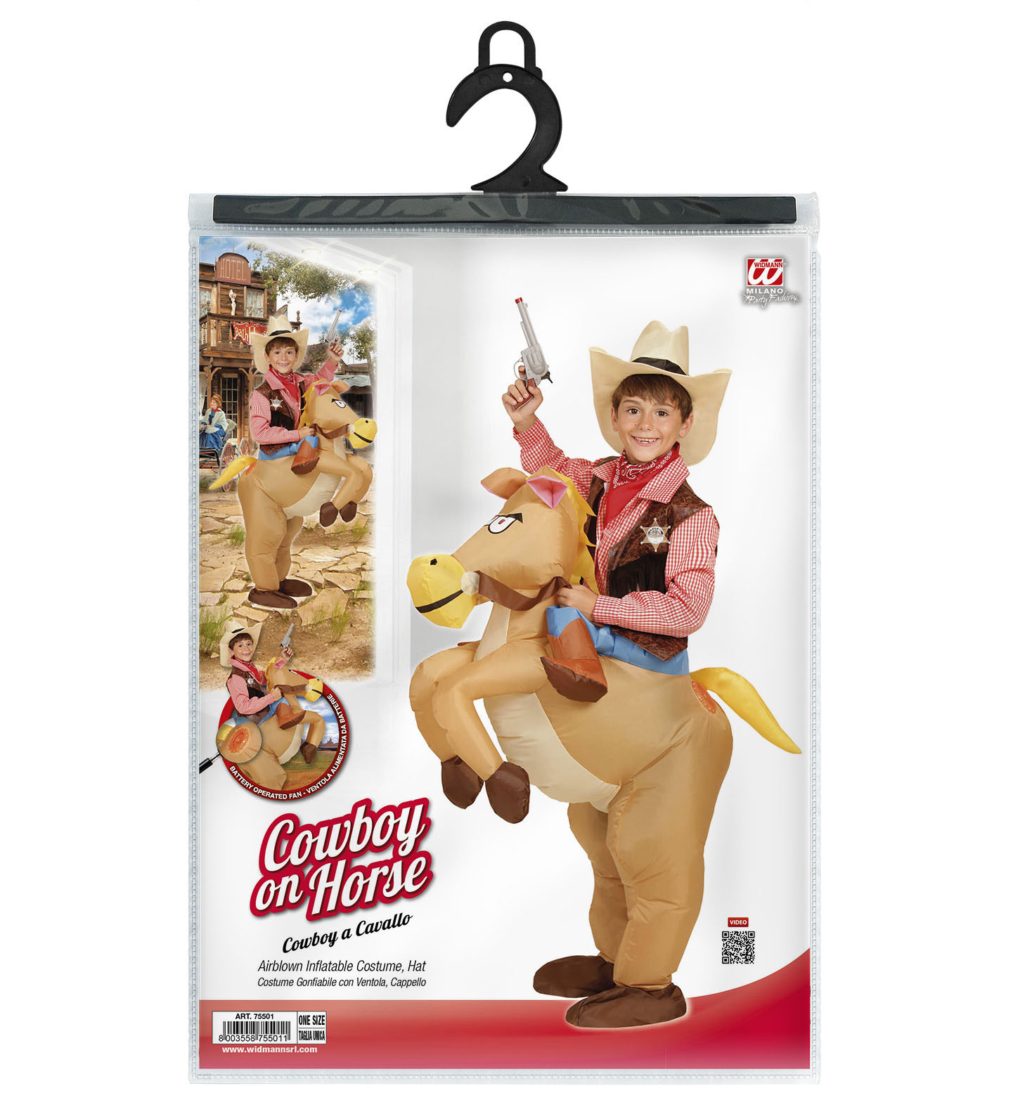Costume Vestito Abito Travestimento Carnevale Bambino Cavallo-