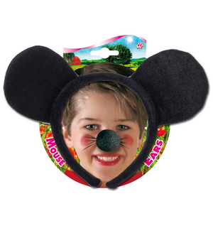 Orecchie Topino con Cerchietto Accessori per Abito Vestito Travestimento Carnevale Bambino