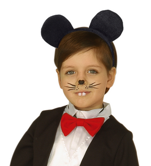 Orecchie Topino con Cerchietto Accessori per Abito Vestito Travestimento Carnevale Bambino