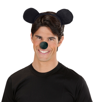 Orecchie Topino con Cerchietto Accessori per Abito Vestito Travestimento Carnevale Bambino