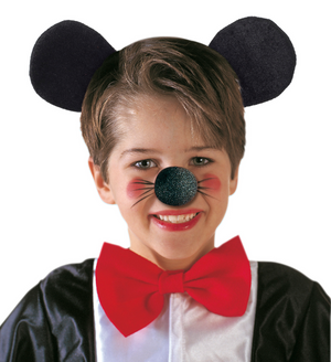 Orecchie Topino con Cerchietto Accessori per Abito Vestito Travestimento Carnevale Bambino