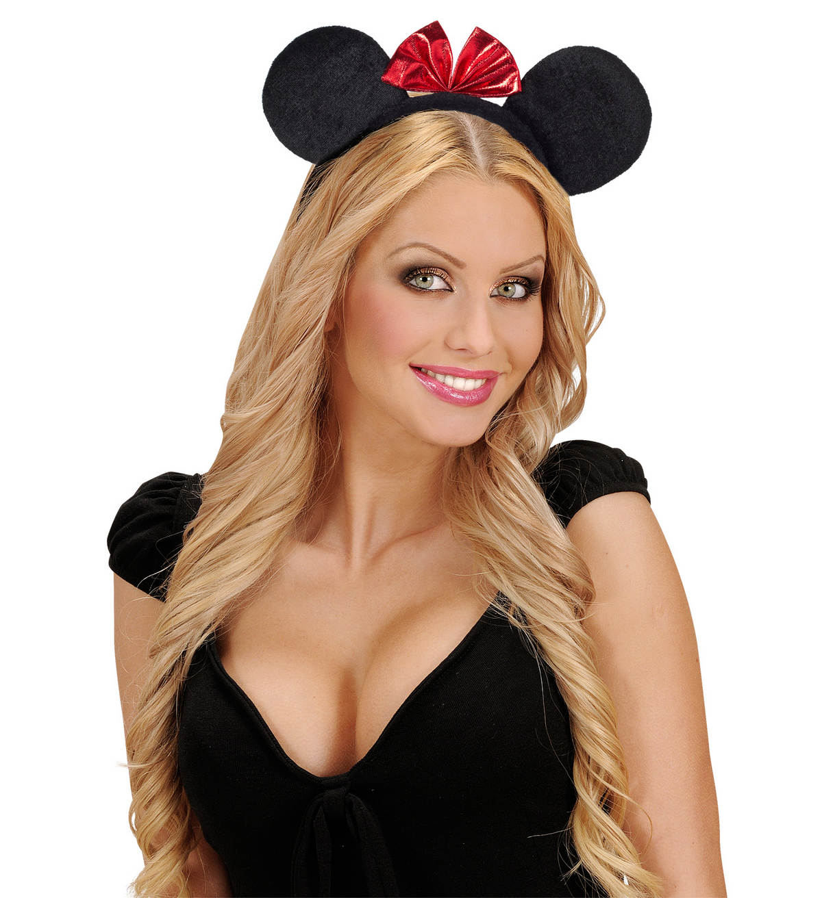 Orecchie Topina con Cerchietto Accessori per Abito Vestito Travestimento Carnevale Bambina
