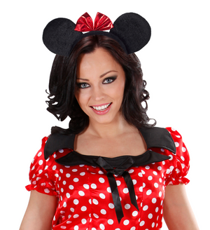 Orecchie Topina con Cerchietto Accessori per Abito Vestito Travestimento Carnevale Bambina