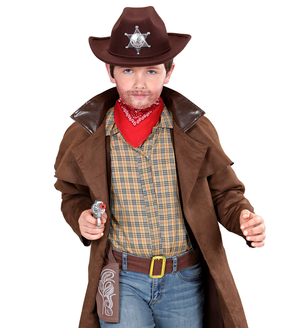 Pistola Cowboy con Fondina e Cintura Accessori per Abito Vestito Travestimento Carnevale Bambino
