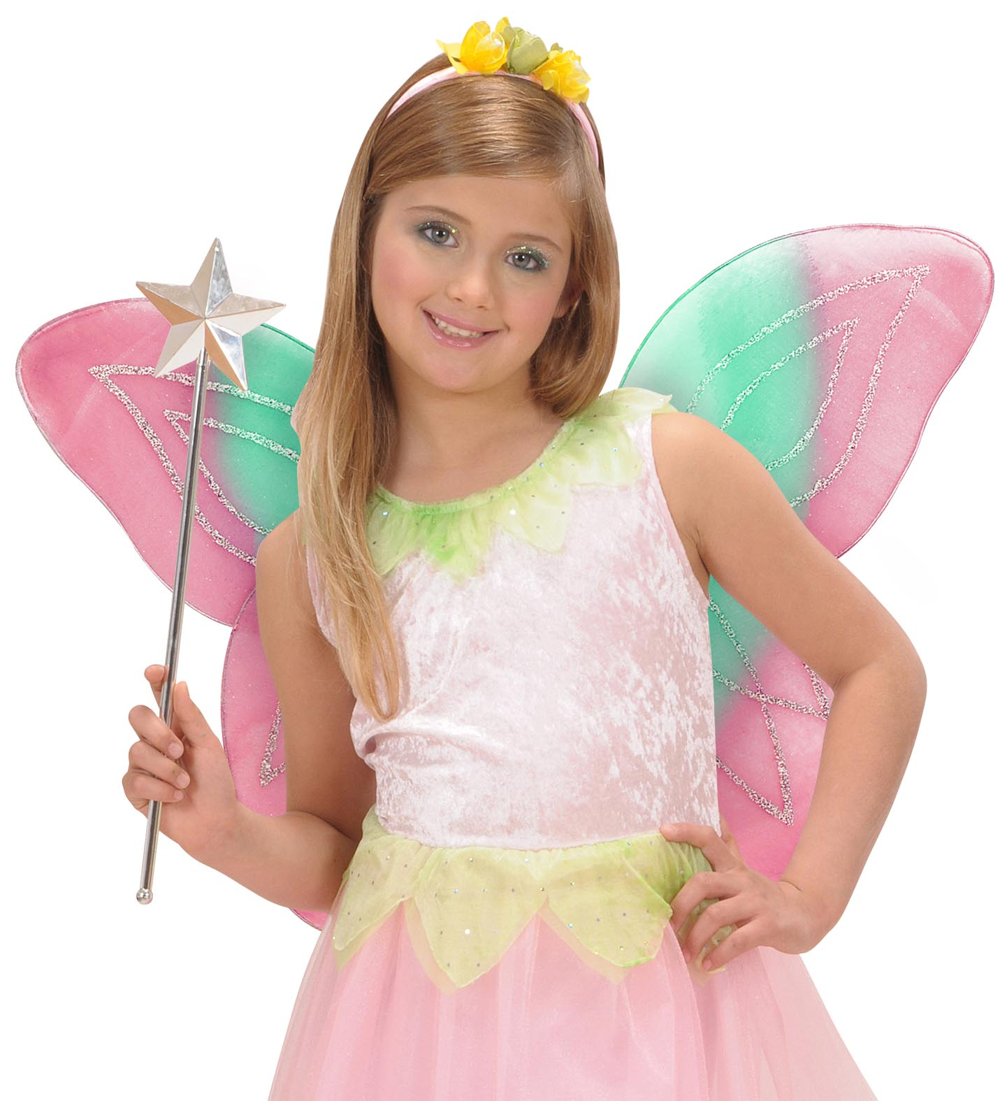 Ali Fatina Glitter Modellabili Assortite in Vari Colori Pastello per Vestito Carnevale Bambina