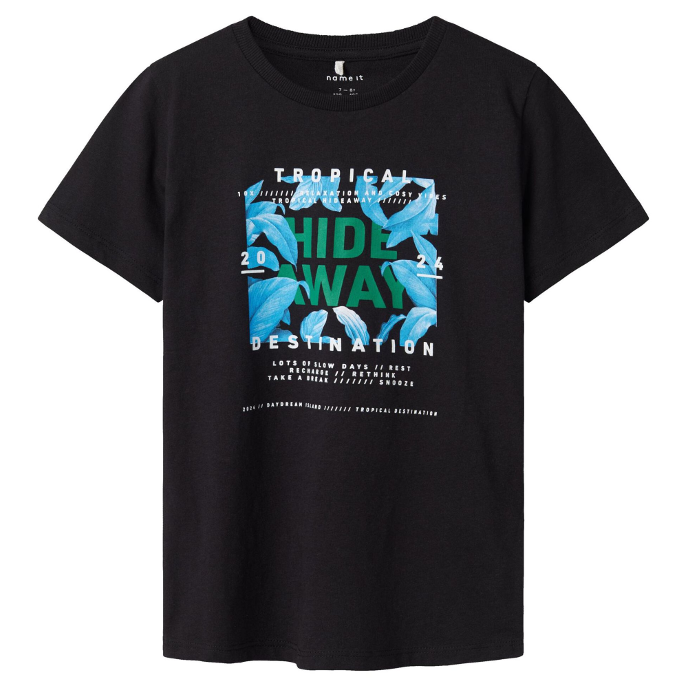 T-Shirt M.c. con Stampa Maglietta Bambino - 13226112nero