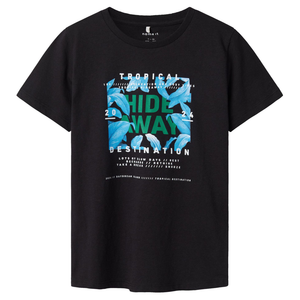 T-Shirt M.c. con Stampa Maglietta Bambino - 13226112nero
