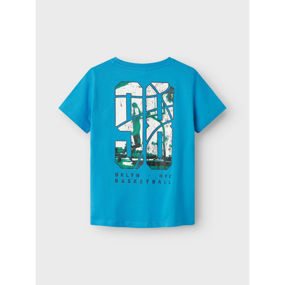 T-Shirt M.c. con Stampa Maglietta Bambino - 13226112celeste