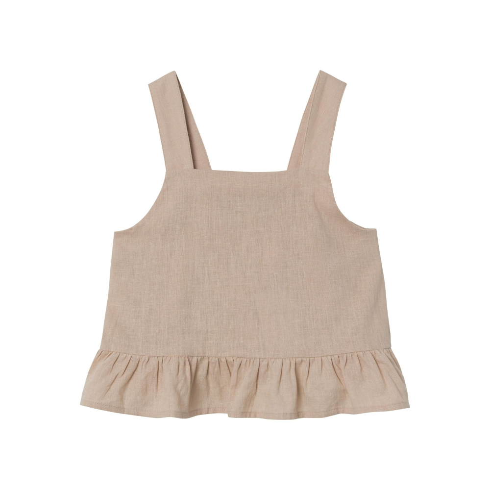 Top in Misto Lino Maglietta Ragazza  80% Co 20% Lino - 13227396