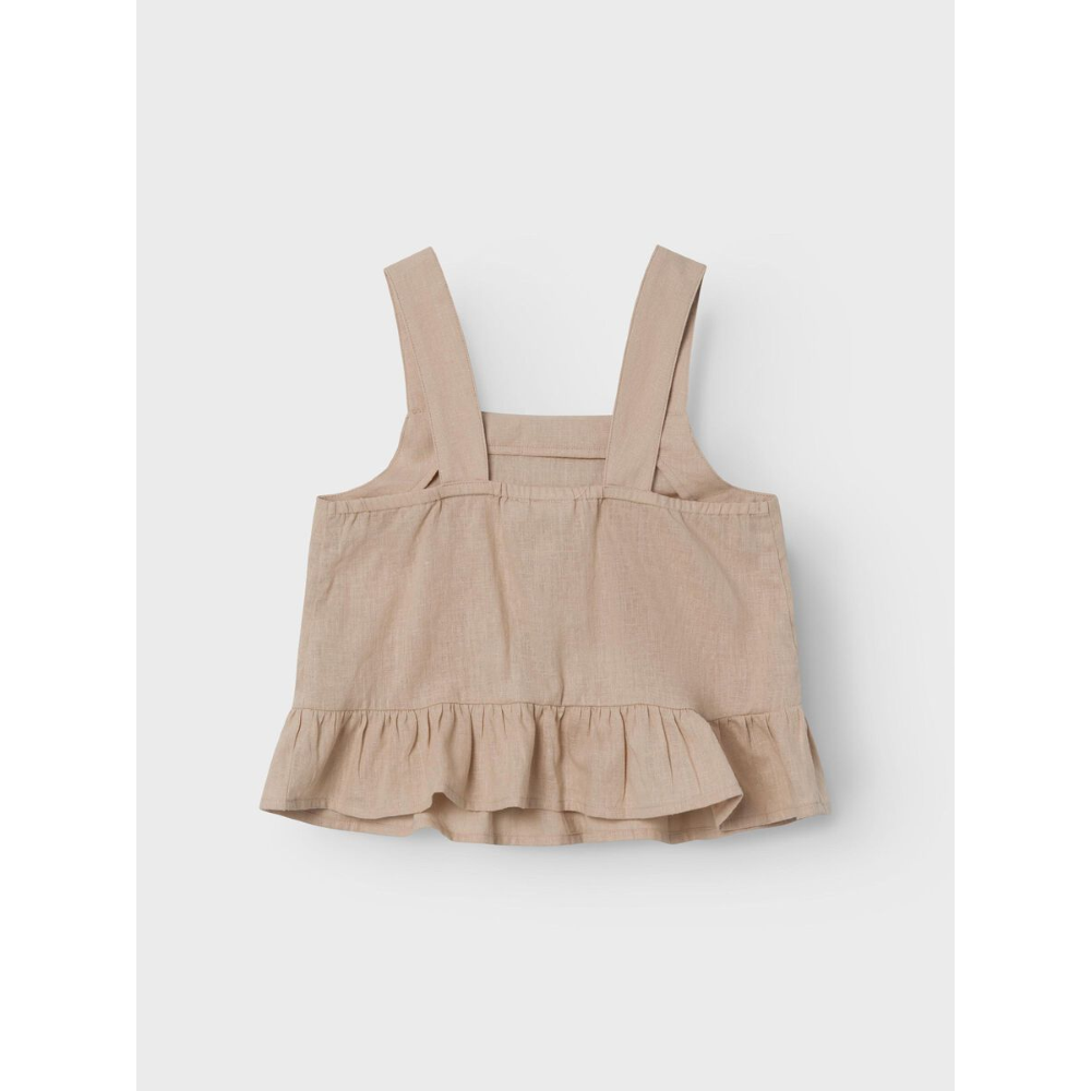 Top in Misto Lino Maglietta Ragazza  80% Co 20% Lino - 13227396