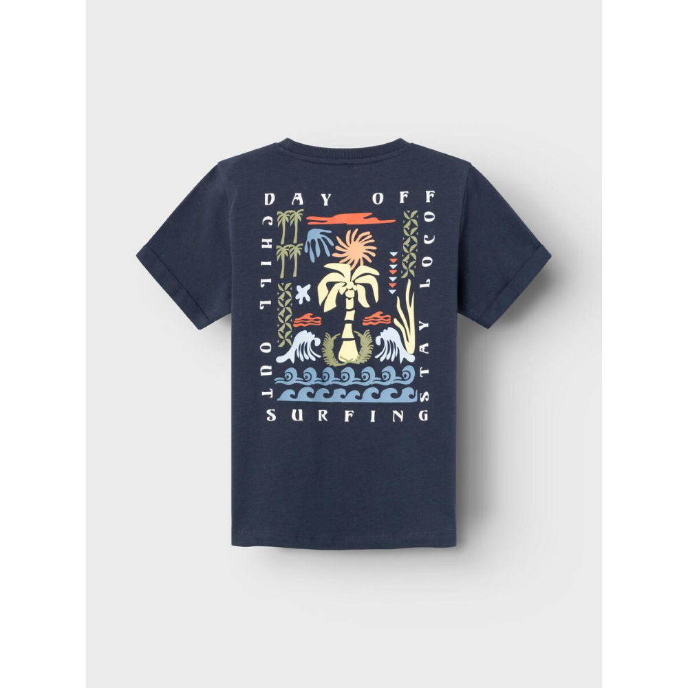 T-Shirt M.c. con Stampa Maglietta Bambino - 13229923blu