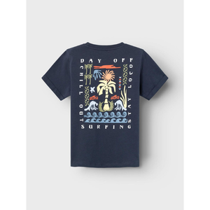 T-Shirt M.c. con Stampa Maglietta Bambino - 13229923blu