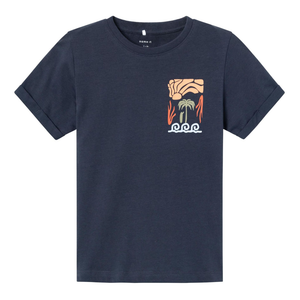 T-Shirt M.c. con Stampa Maglietta Bambino - 13229923blu
