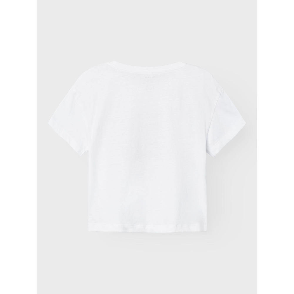 T-Shirt M.c. con Ricamo Maglietta Bambina 100%co - 13229978rosa