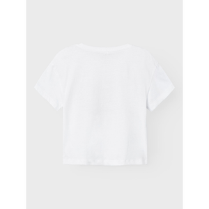 T-Shirt M.c. con Ricamo Maglietta Bambina 100%co - 13229978rosa