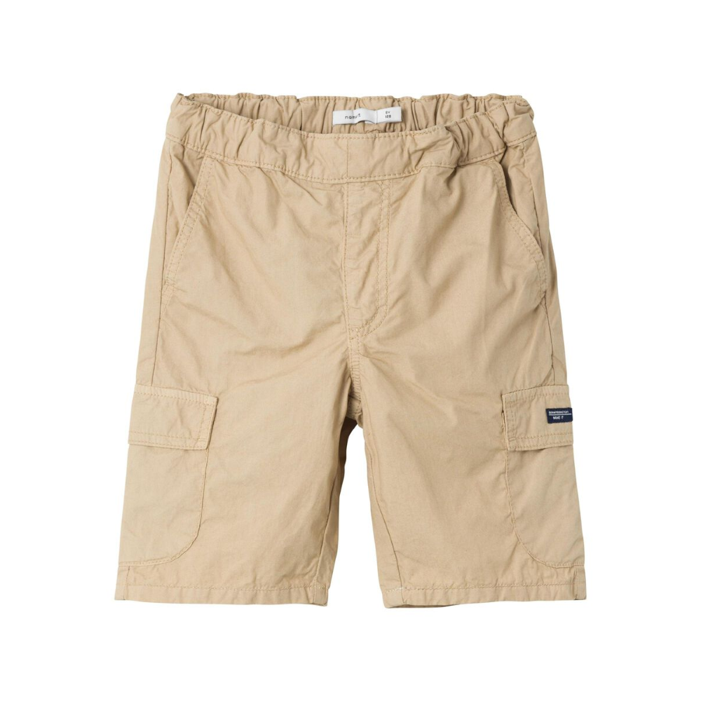 Bermuda Modello Cargo con Vita Regolabile Pantaloncini Bambino - 13226530beige