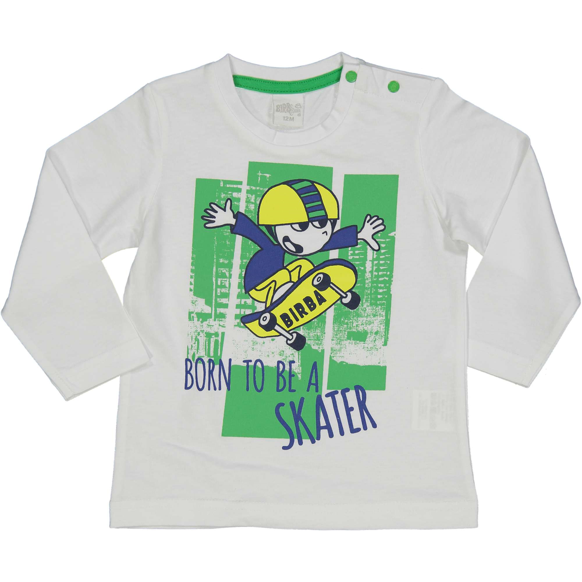 T-Shirt Maglietta Neonato Bambino Mauli Birba Taglie 6/30 Mesi - 44027.00.11a