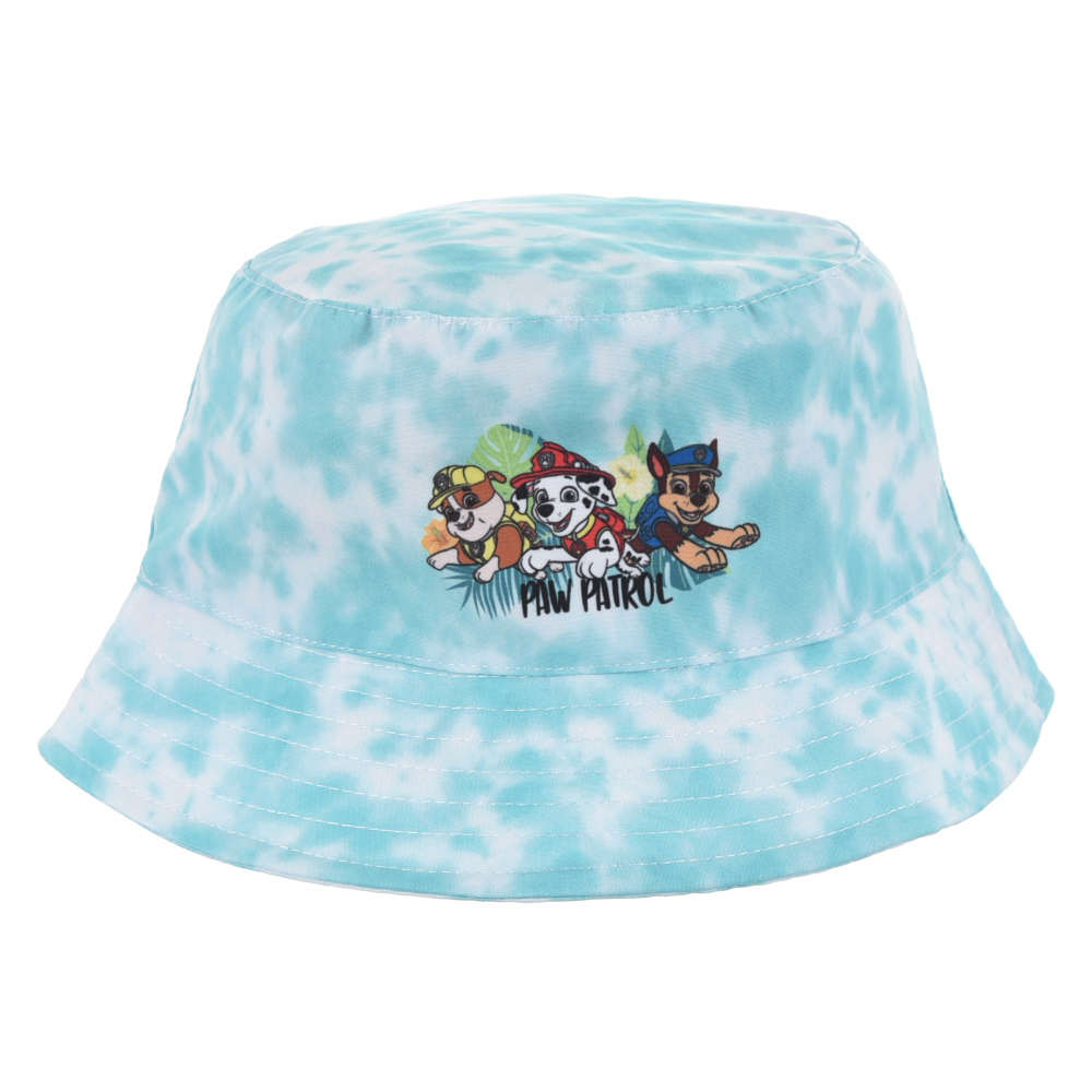 Cappello Paw Patrol Cappello Modello Alla Pescatora in 100% Pe Bambini - Ex4046celeste