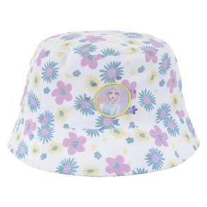 Cappello Frozen DISNEY Cappello Modello Alla Pescatora in 100% Pe Bambini - Ex4004bianco