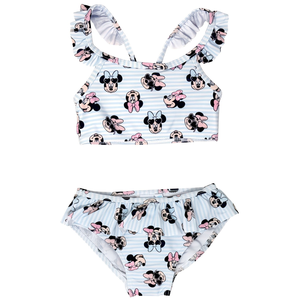 Costume Mare Minnie DISNEY Bikini 2 Pezzi Neonata - Ex0529celeste
